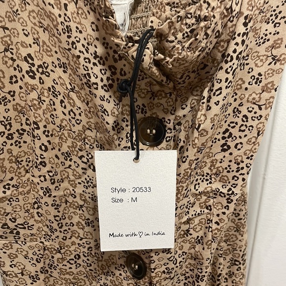 NWT Midi Button Up Dress - Picture 6 of 6